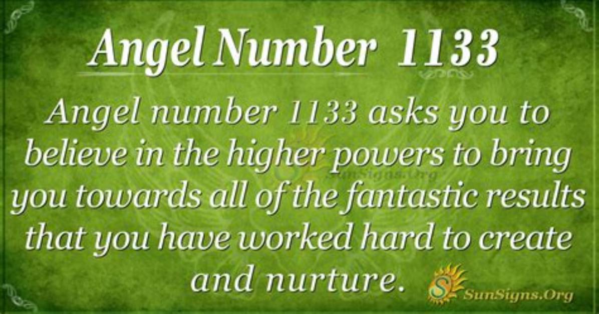 1133 Angel Number Meaning: a Comprehensive Guide to Its Significance
