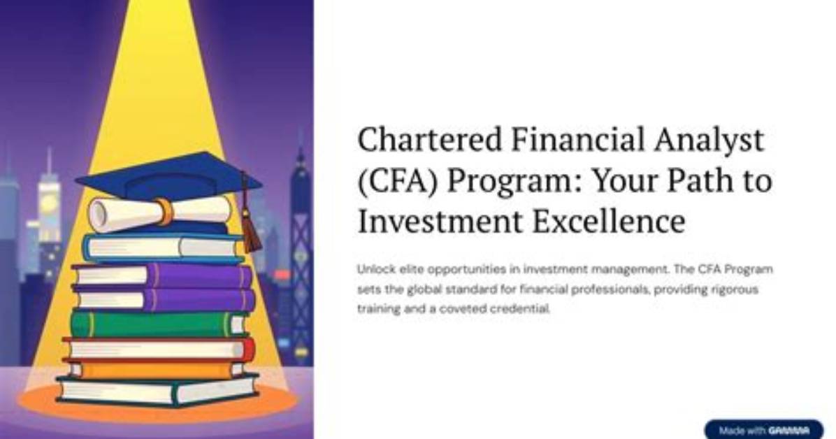 A Chartered Path to Financial Insights