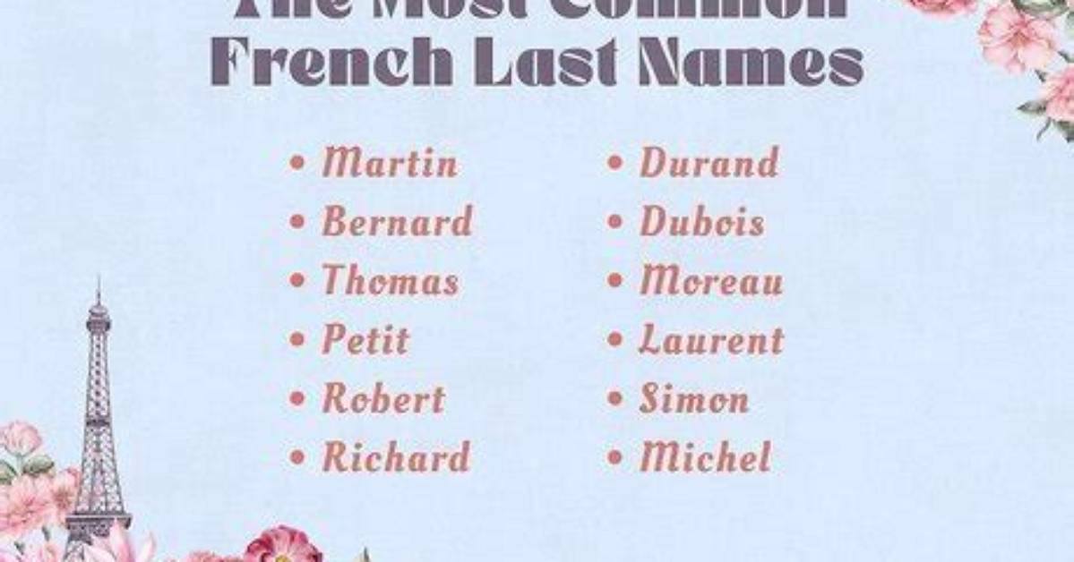 A Definitive Guide to French Last Names: Unveiling History and Etymology