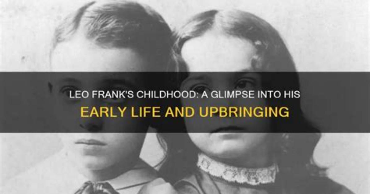 A Glimpse into His Upbringing
