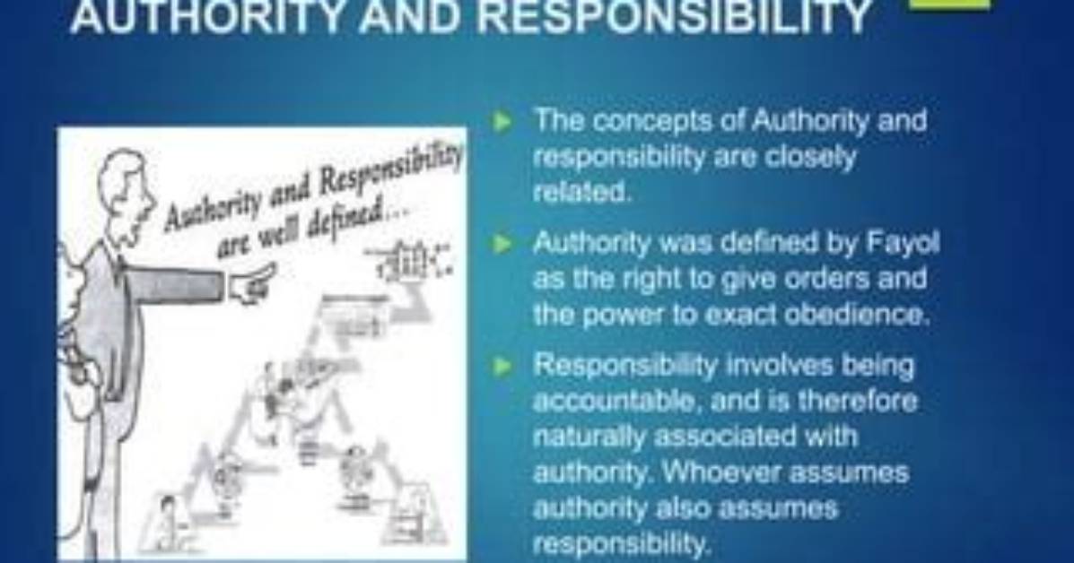 A Journey into Authority, Responsibility,