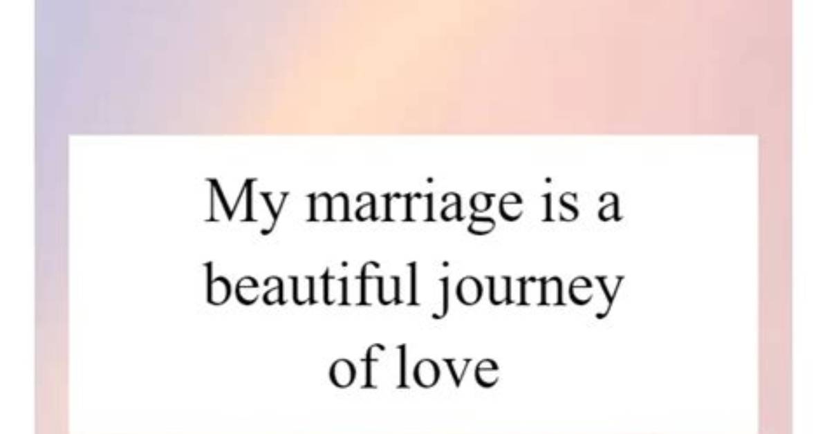 A Journey of Love, Marriage, and Intriguing Details