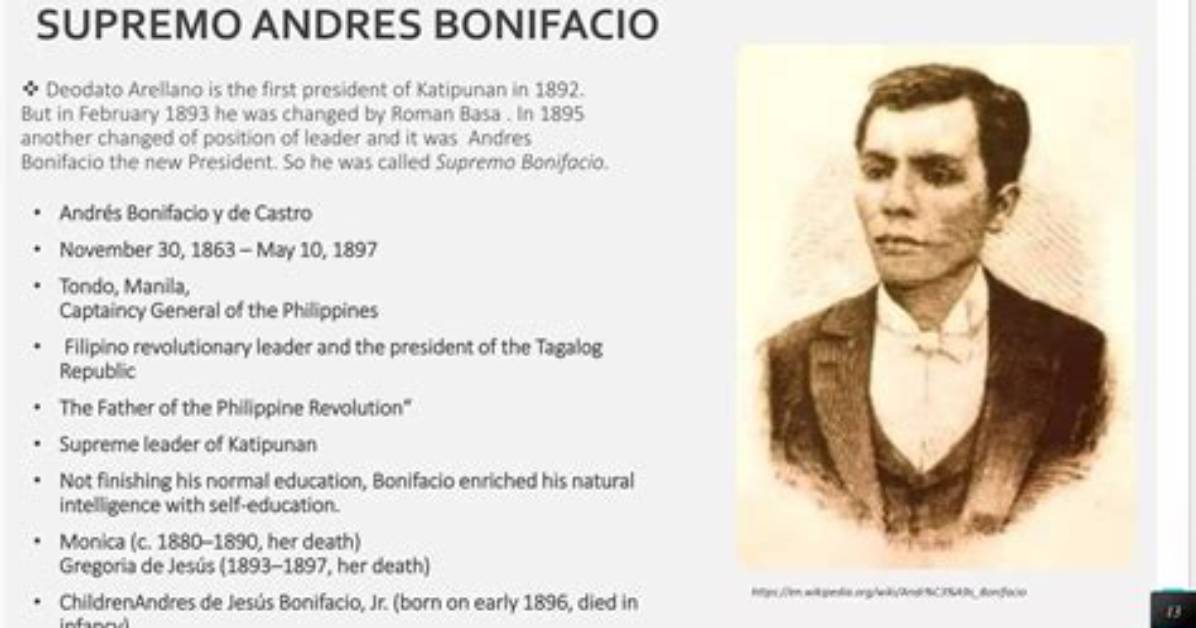 Andr%C3%A9S Bonifacio Cause of Death How Did 150. Jpg