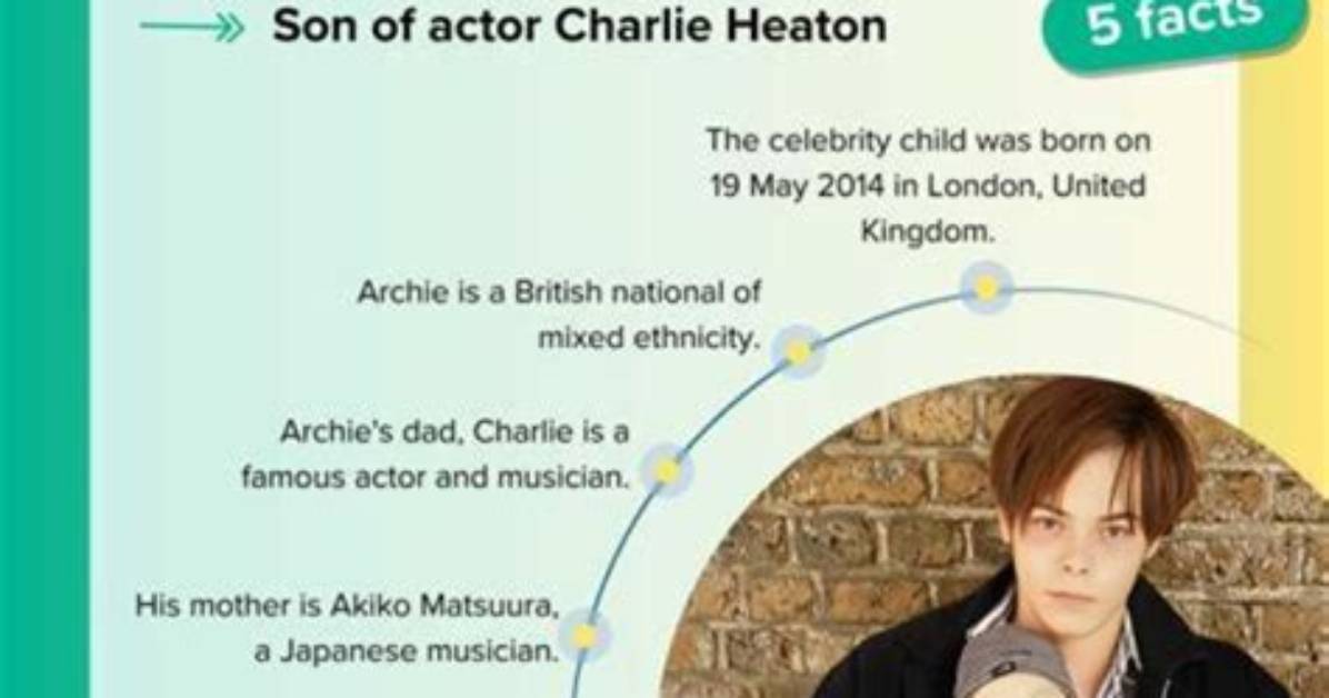 Archie Heaton Mother Akiko Matsuura Had a Huge Age Difference with Charlie Heaton
