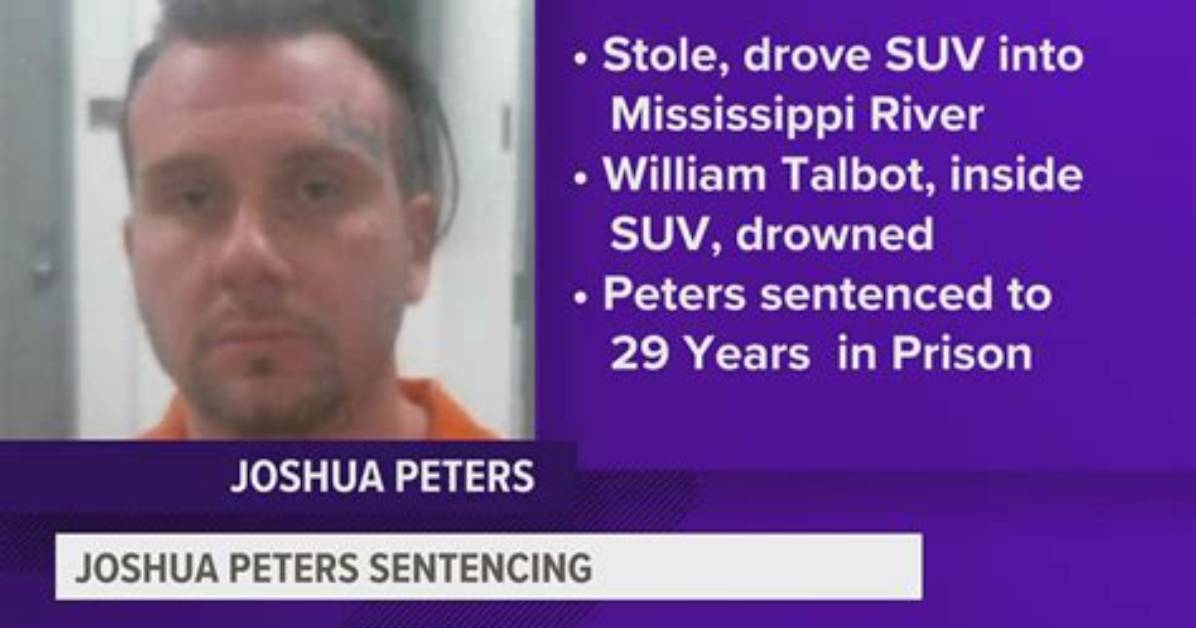Arrest Photo of Joshua Pete Released from County Jail