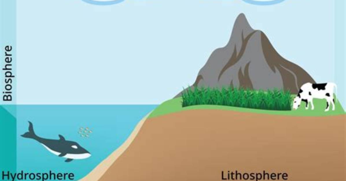 Biosphere, Lithosphere, Atmosphere, and Hydrosphere