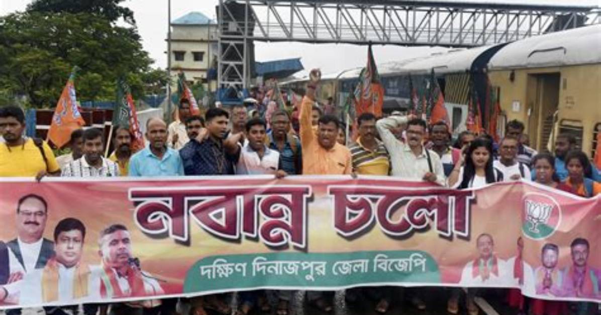 Bjp’s March to Nabanna: Bengal Cs Submits Report to Calcutta Hc