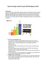 Boost Your Serp Rankings: Unleashing the Power of Seo