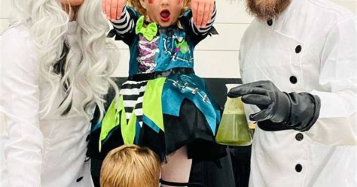 Brie Bella and Husband Are Scientists in Adorable Family Halloween Photos: ‘Went a Little Mad’