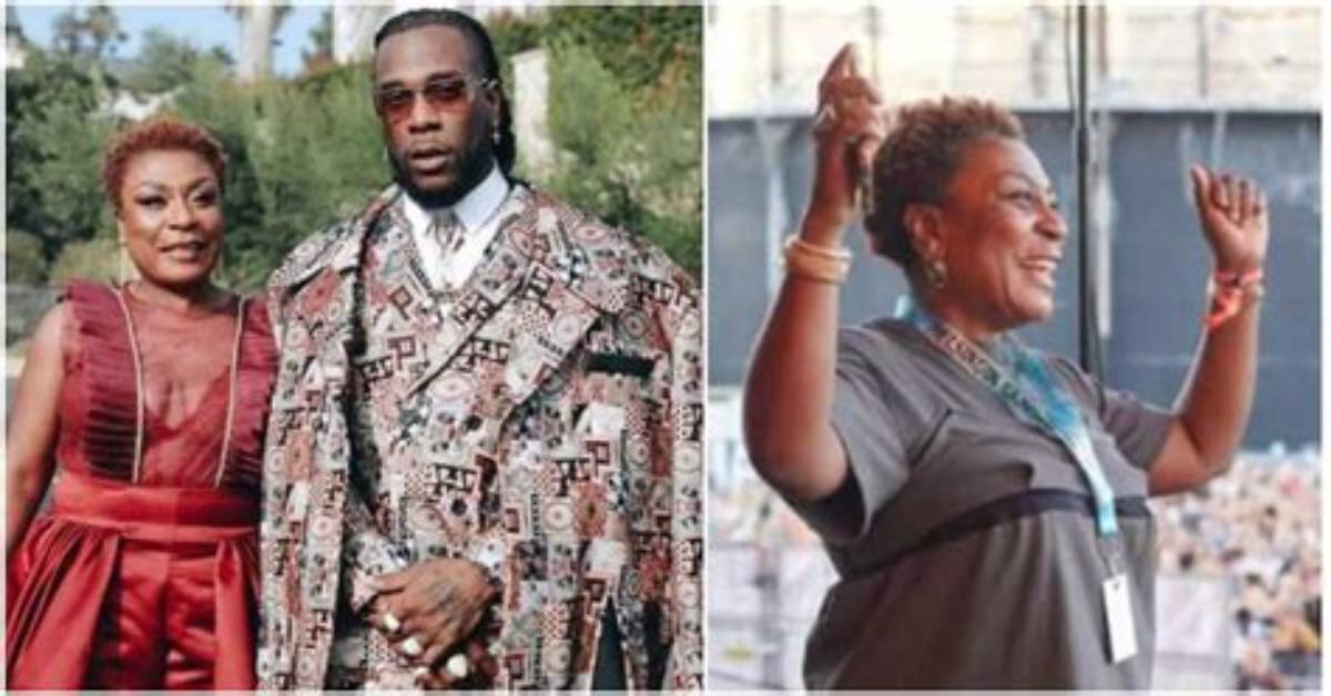 Burna Boy’s Mother to Be Honoured in London