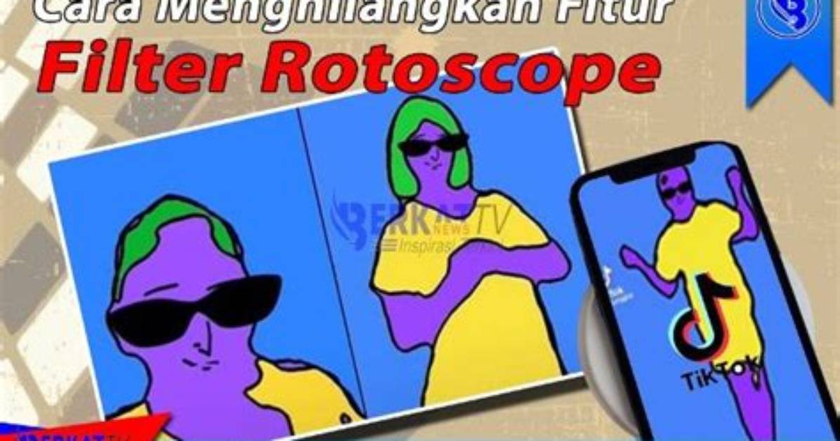 Cara Menghilangkan Efek Fitur Aka Filter Rotoscope from Tiktok, How to Get the Filter?