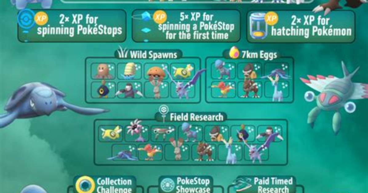 Complete Your Pokmon Go Adventure Week Collection Challenge!