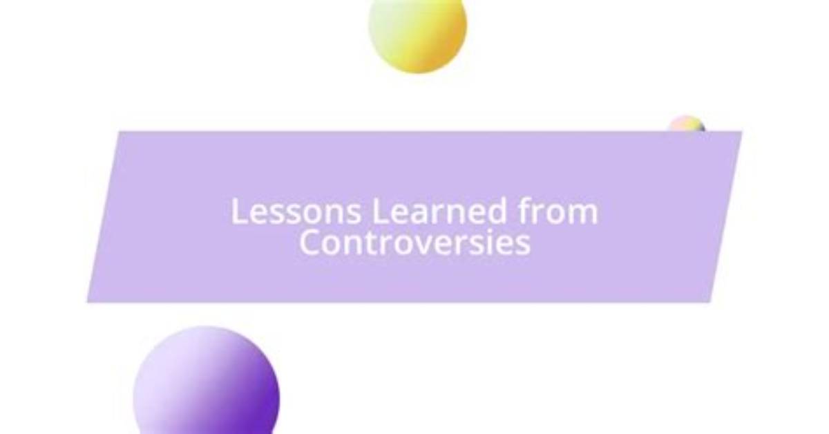 Controversies, Legacy, and Lessons Learned