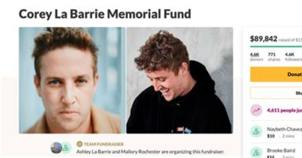Corey La Barrie Cause of Death, How Did Corey La Barrie Die?