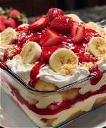Delightful Banana Strawberry Pudding: a Sweet Symphony of Flavors