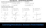 Discover Precalculus Mastery with Hawkes Learning Answers