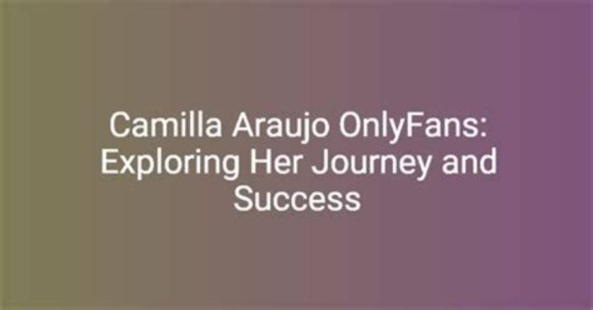 Discovering the Life of Camilla Araujo and Her Brother on Instagram
