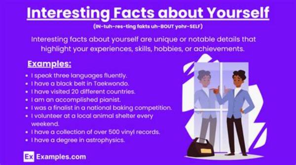Discovering Unique Aspects: Interesting Facts About Yourself