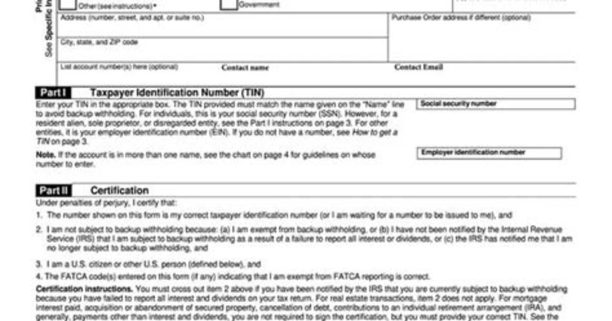 Easily Obtain Your 2022 Printable W-9 Form