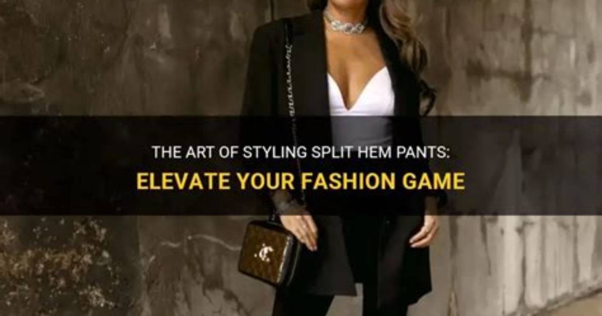 Elevate Your Style Game with Hem Wide Leg Pants