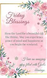 Embracing the Essence of Beautiful Friday Blessings
