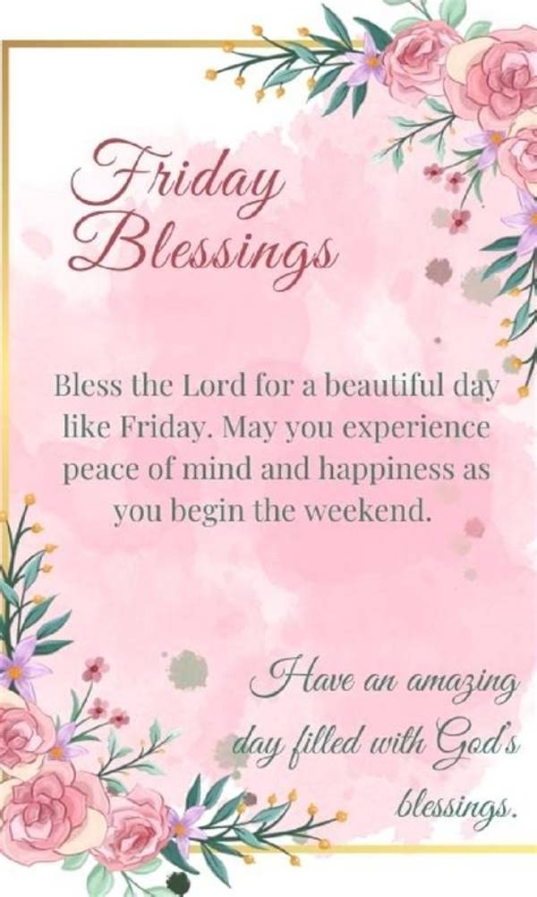 Embracing the Essence of Beautiful Friday Blessings
