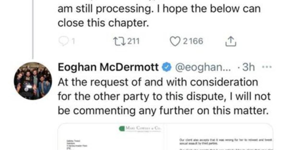 Eoghan Mcdermott Rape Allegations Rumors on Reddit, Where Is He Now?