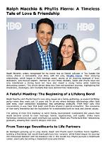 Exploring Ralph Macchio's Relationships: a Journey Through Love and Friendship