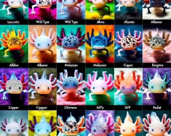 Exploring the Colorful World of Axolotls: Types and Variations