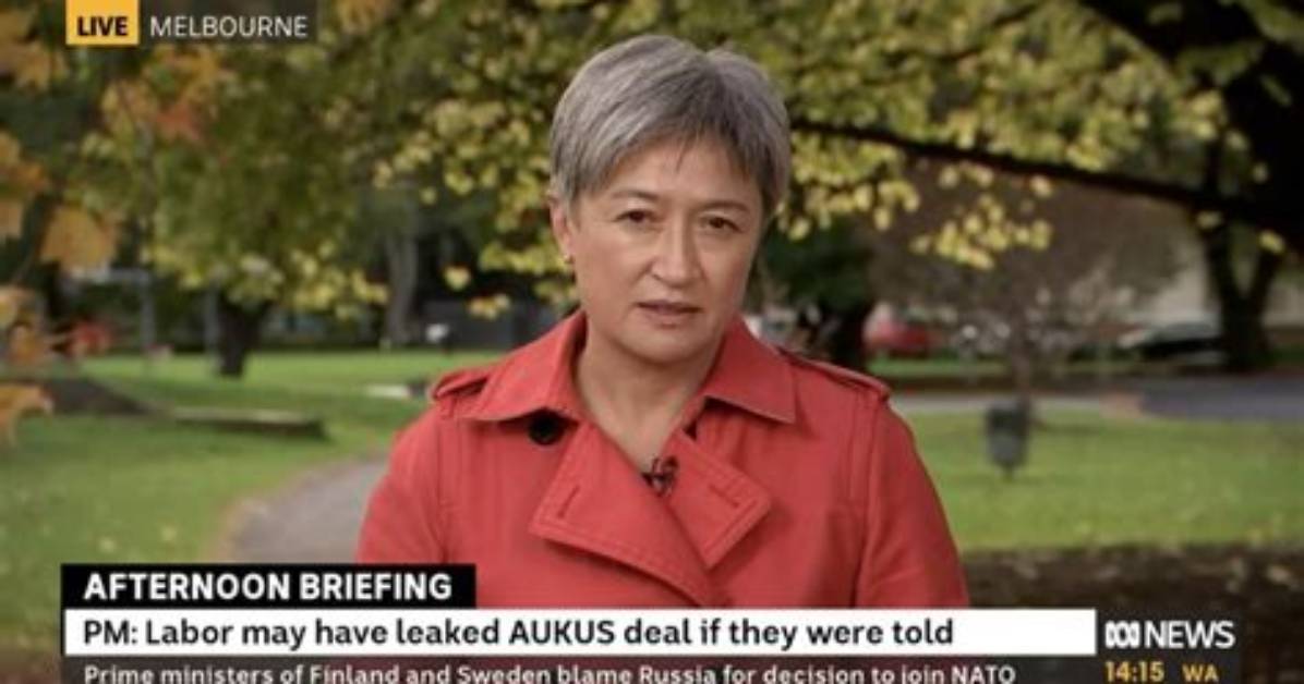 Fran Kelly Asking Penny Wong About Aukus Information Exposed on Media