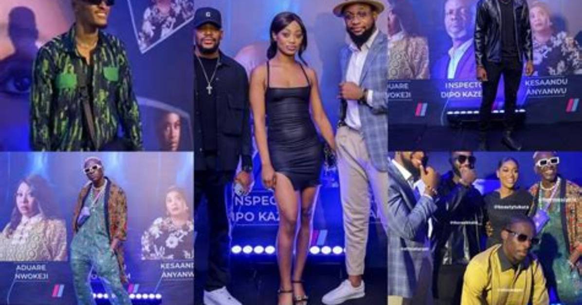How Bbnaija’s Stars Turned up in Style for the Premiere of Diiche