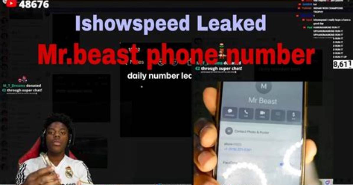 Ishowspeed Phone Number: the Mystery Behind the Popular Youtuber
