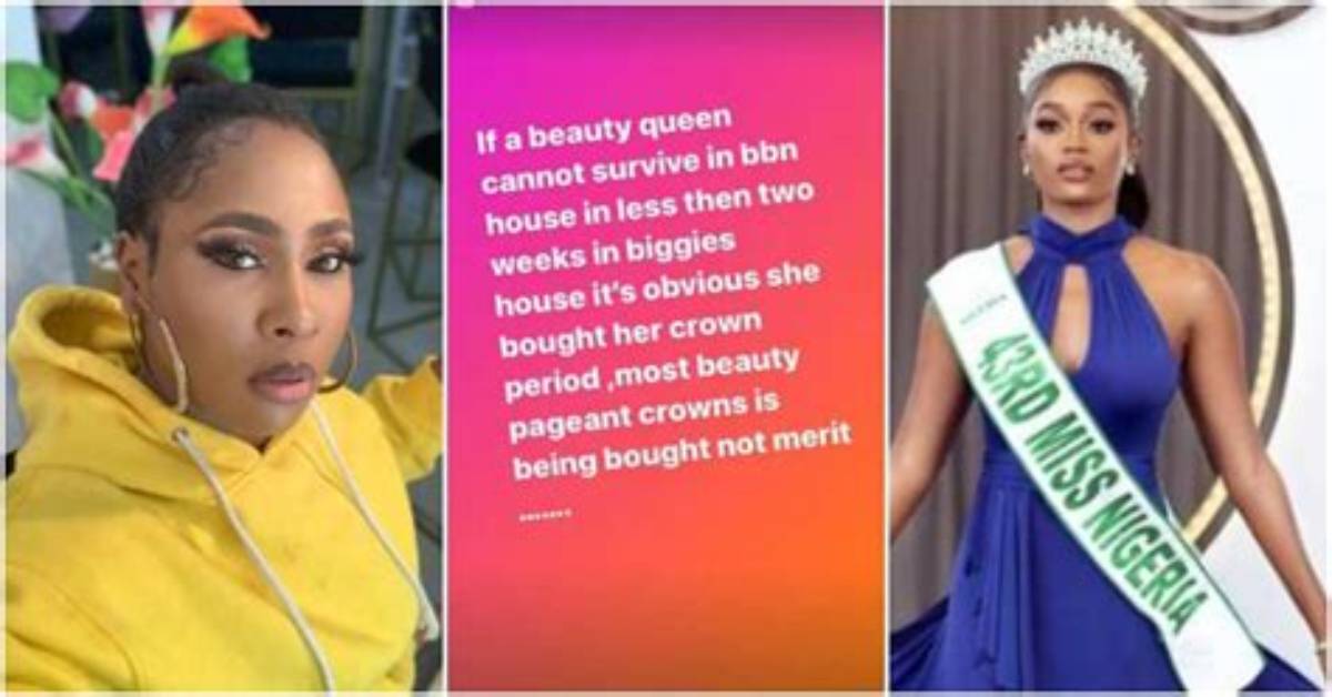 “It’s Obvious Bbnaija’s Beauty Bought Her Crown” – Actress Nnaji Charity Writes