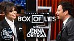 Jenna Ortega Beats Jimmy Fallon in ‘Box of Lies’ as They Unravel Nine Mystery Boxes