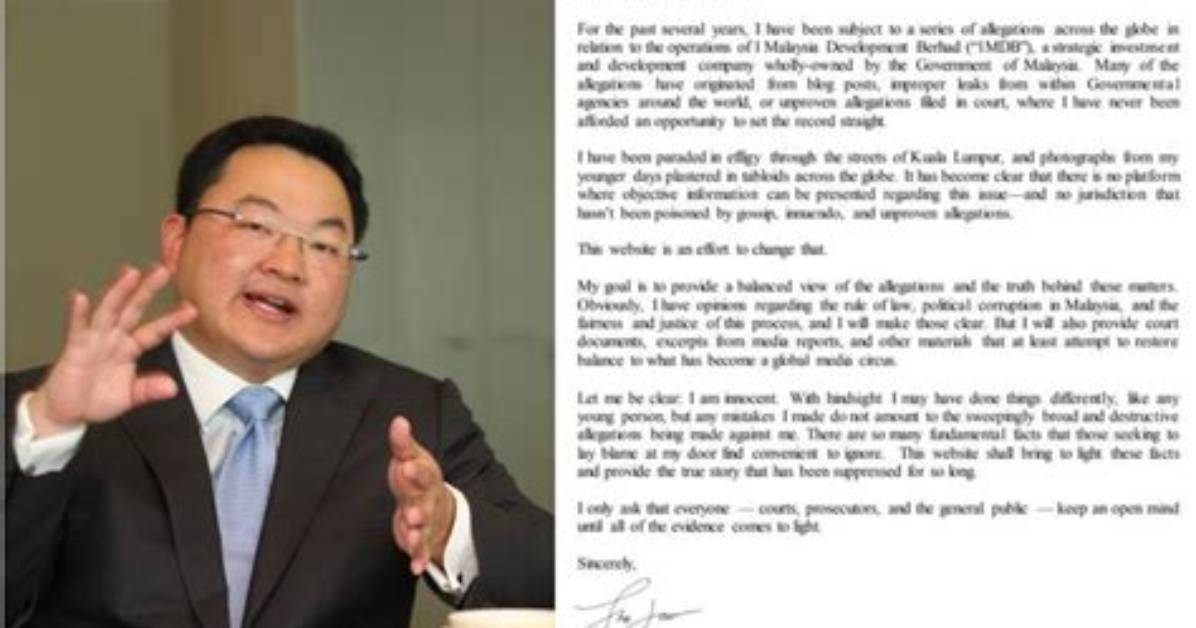 Low Taek Jho Is Accused of Masterminding a Financial Fraud Operation Using International Companies