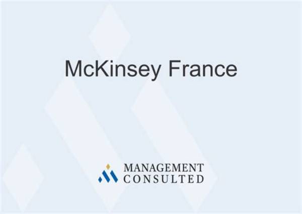 Mckinsey Richardson: a Leading Management Consulting Firm
