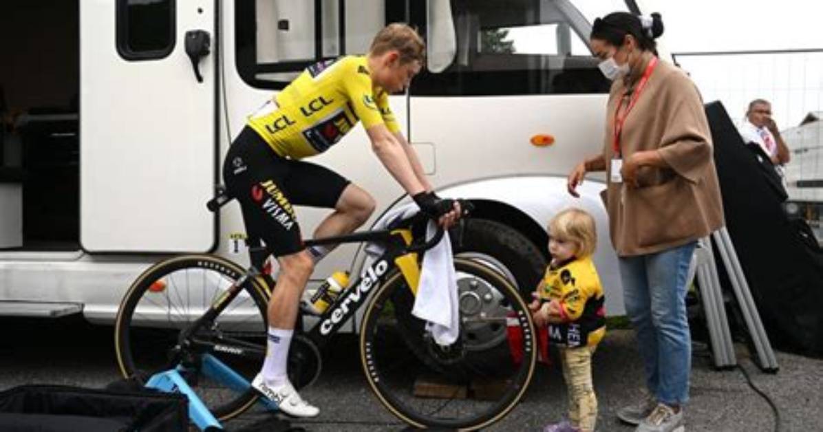 Meet Jonas Vinggegaard's Adorable Kid: the Next Cycling Superstar?