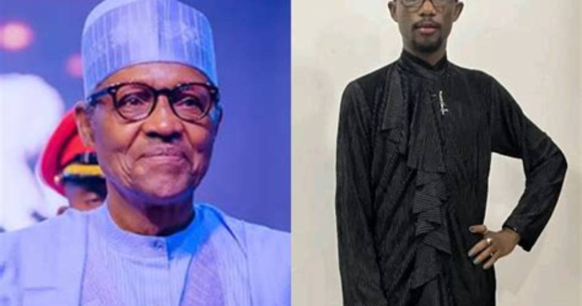 Netizens React as President Buhari Expresses Shock over the Outfit of a National Award Recipient