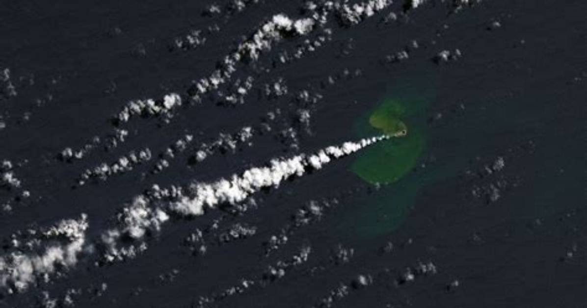 New ‘Baby’ Island Appears in Pacific Ocean After Volcano Eruption