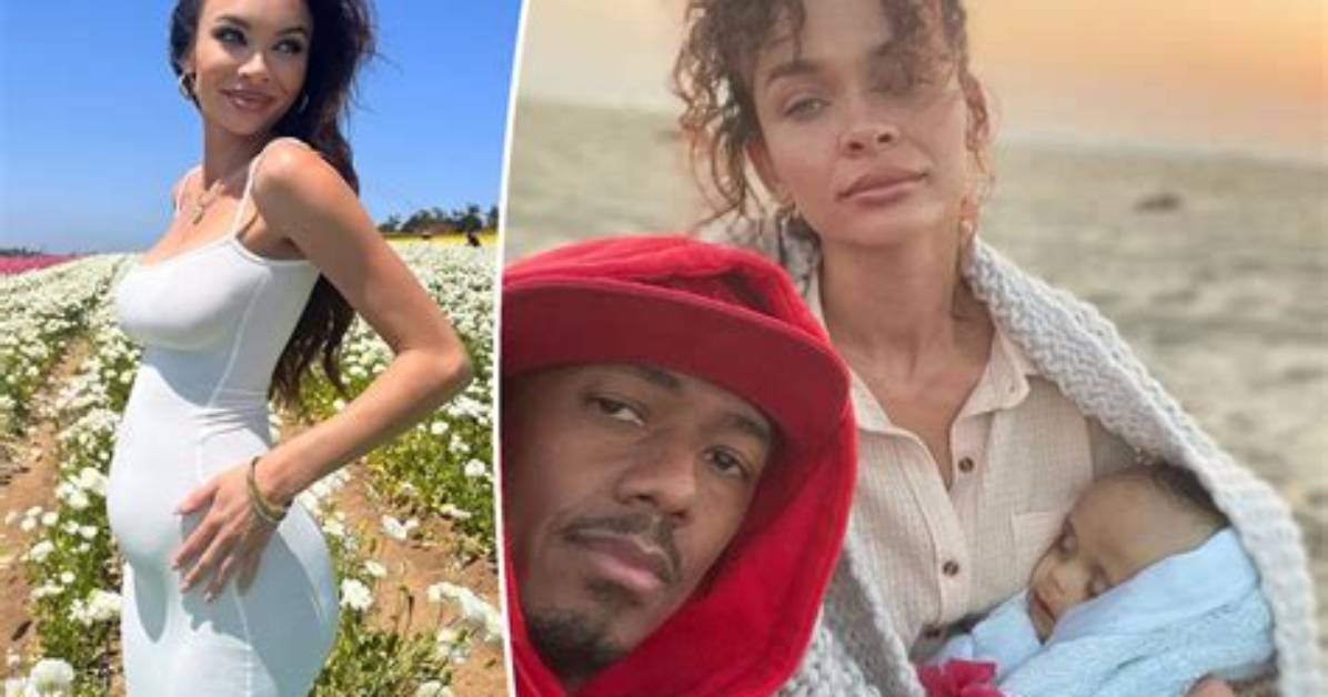 Pregnant Alyssa Scott Holds Her Baby Bump as She Poses in Lacy Black Nightgown — See the Photo!