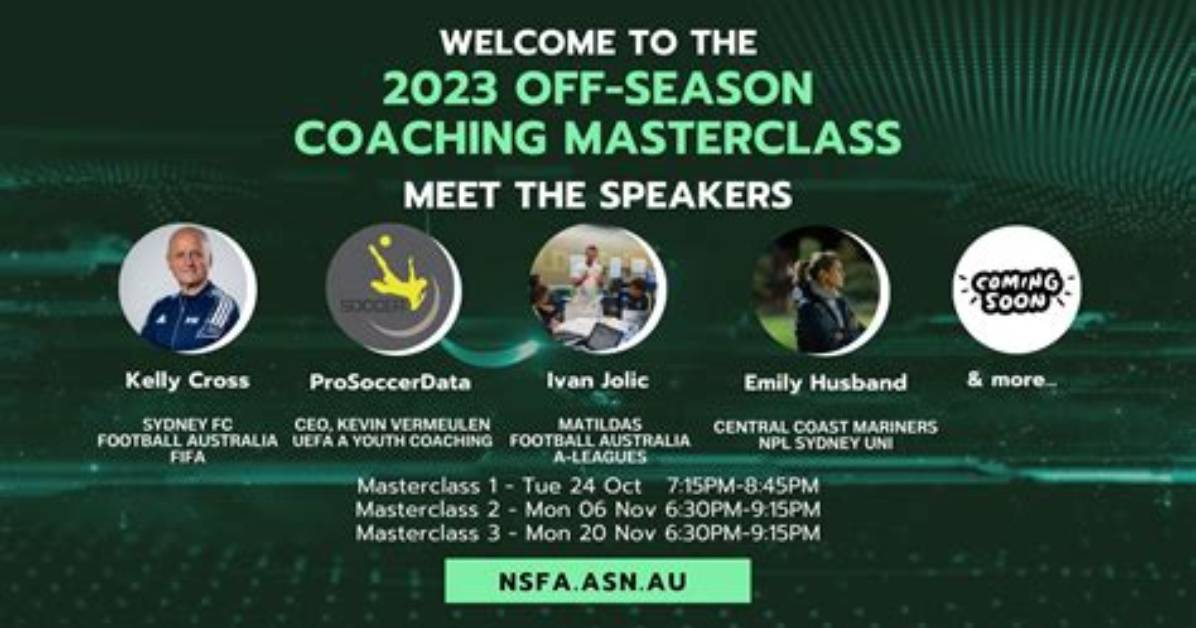 Robert Joseph Monn's Coaching Masterclass