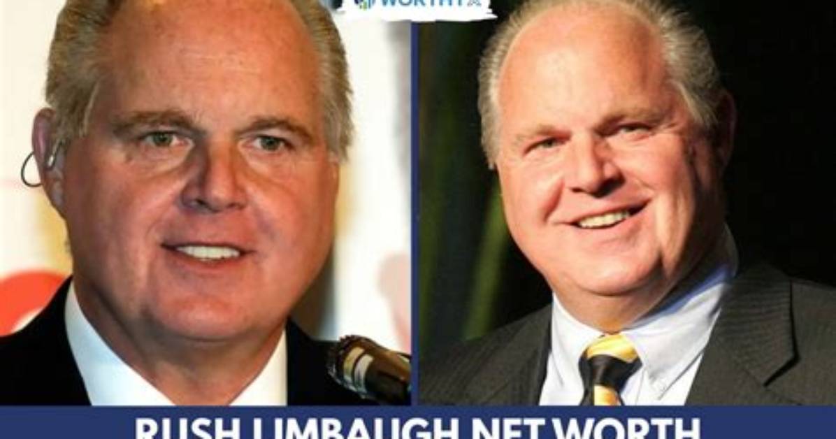 Rush Limbaugh: Unveiling His Net Worth
