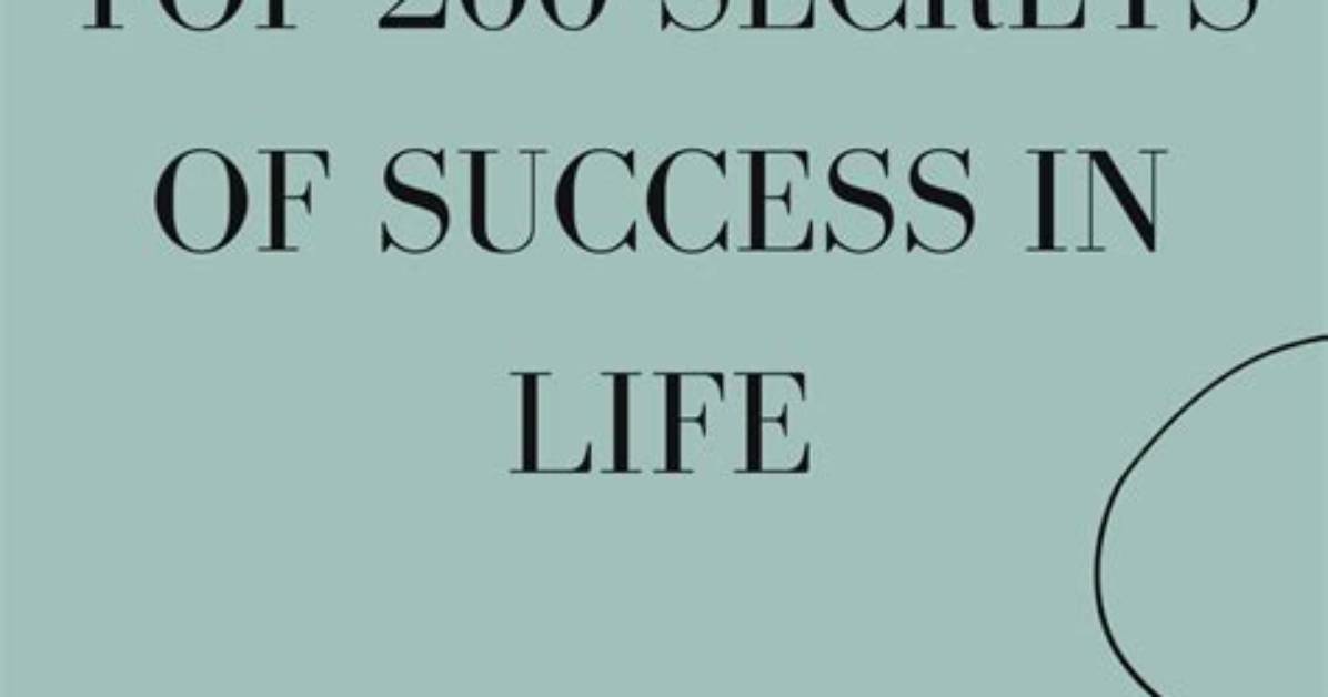 Secrets of Age and Success