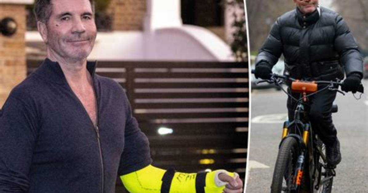 Simon Cowell Had Another E-Bike Accident That Broke His Arm