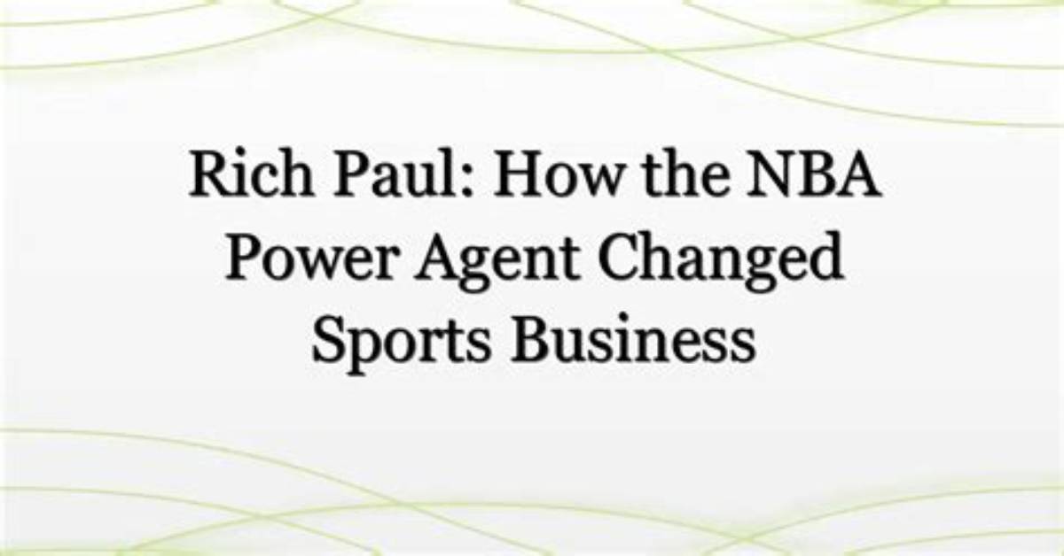 The Agent Who Changed the Nba