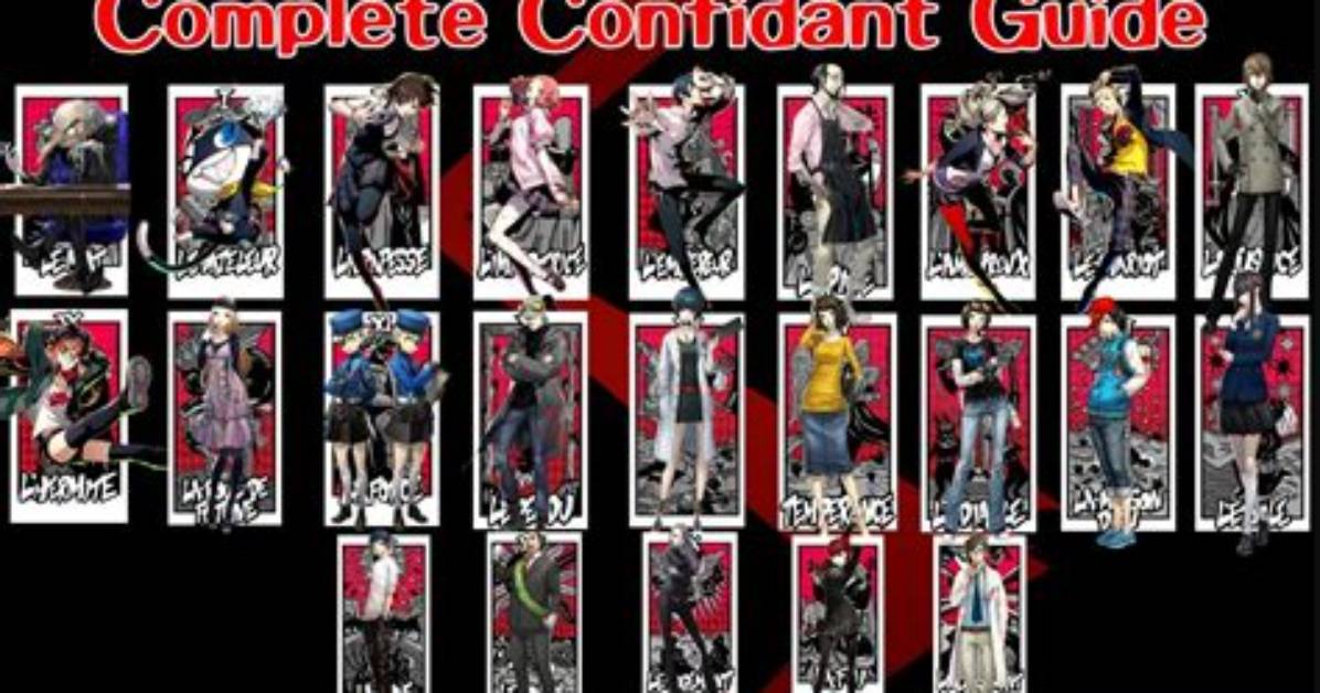 The Ultimate Confidants Guide for Persona 5 Royal: Unlocking Hidden Power