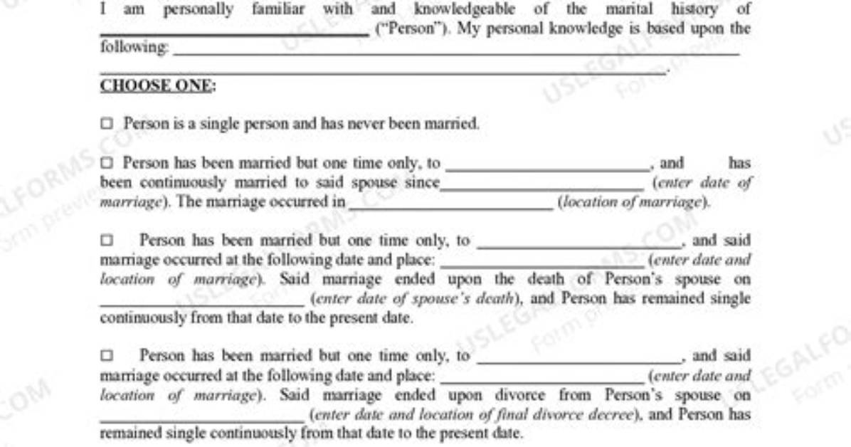 The Ultimate Guide to Her Marital History