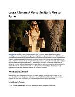 The Versatile Actress's Rise to Fame