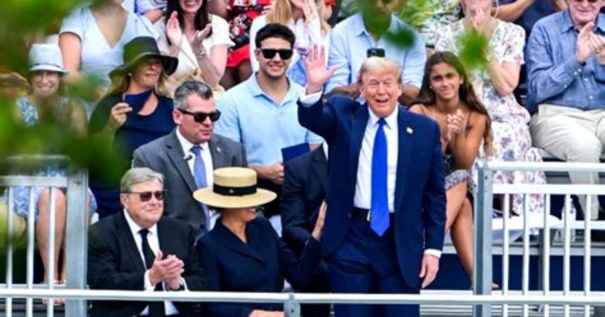 Trump Attends Barron's Monumental Graduation Day