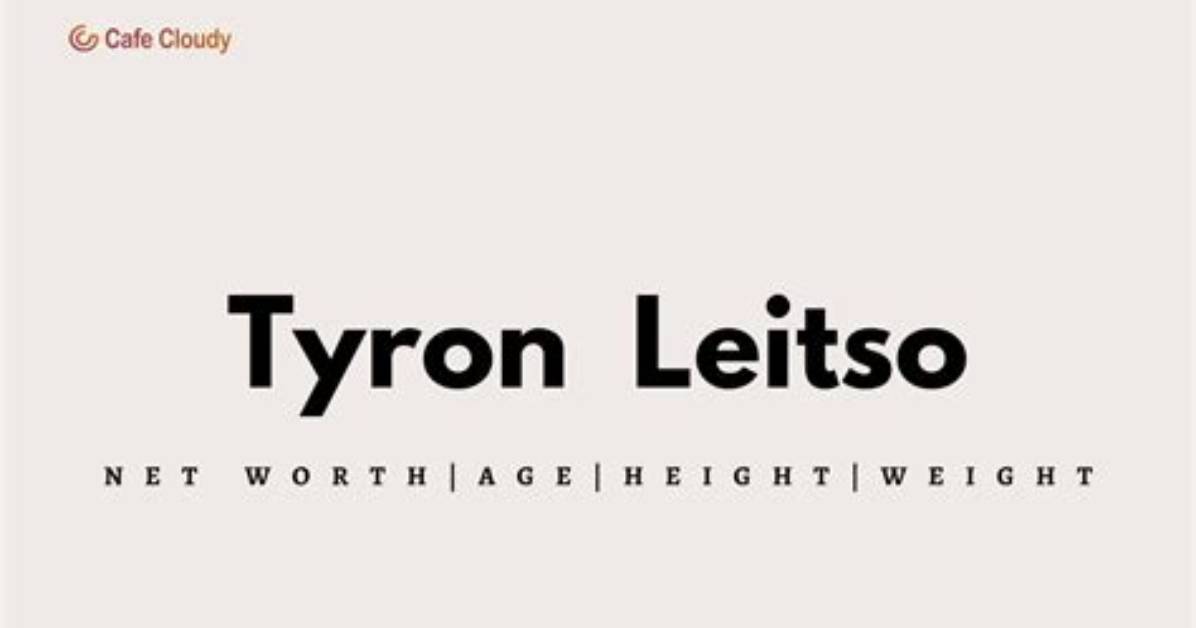 Tyron Leitso Height, Weight, Net Worth, Age, Birthday, Wikipedia, Who, Nationality, Biography
